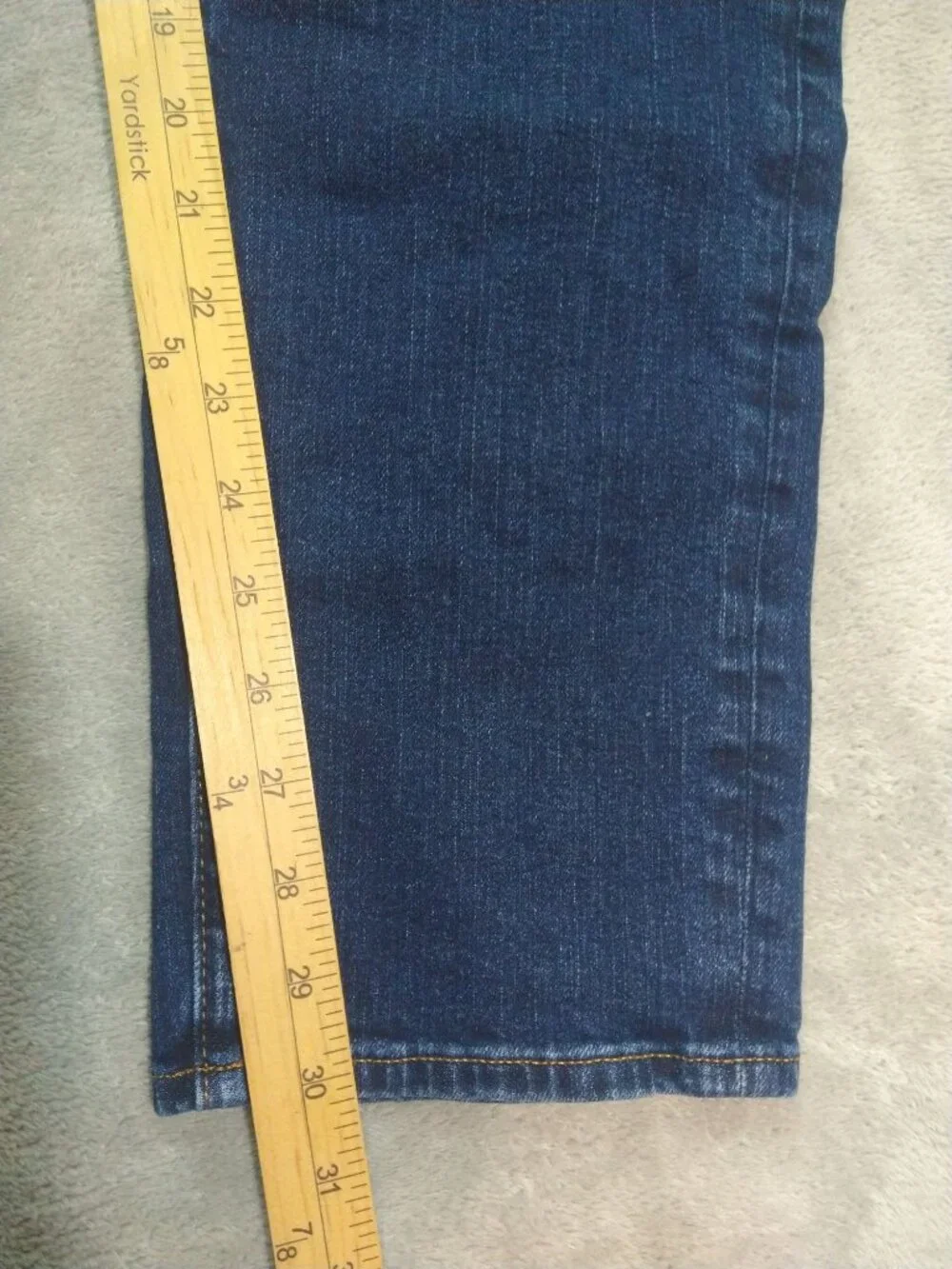American Eagle Jeans Mens 36x32 Blue Denim Athletic Airflex Stretch Dark Wash - Picture 5 of 10